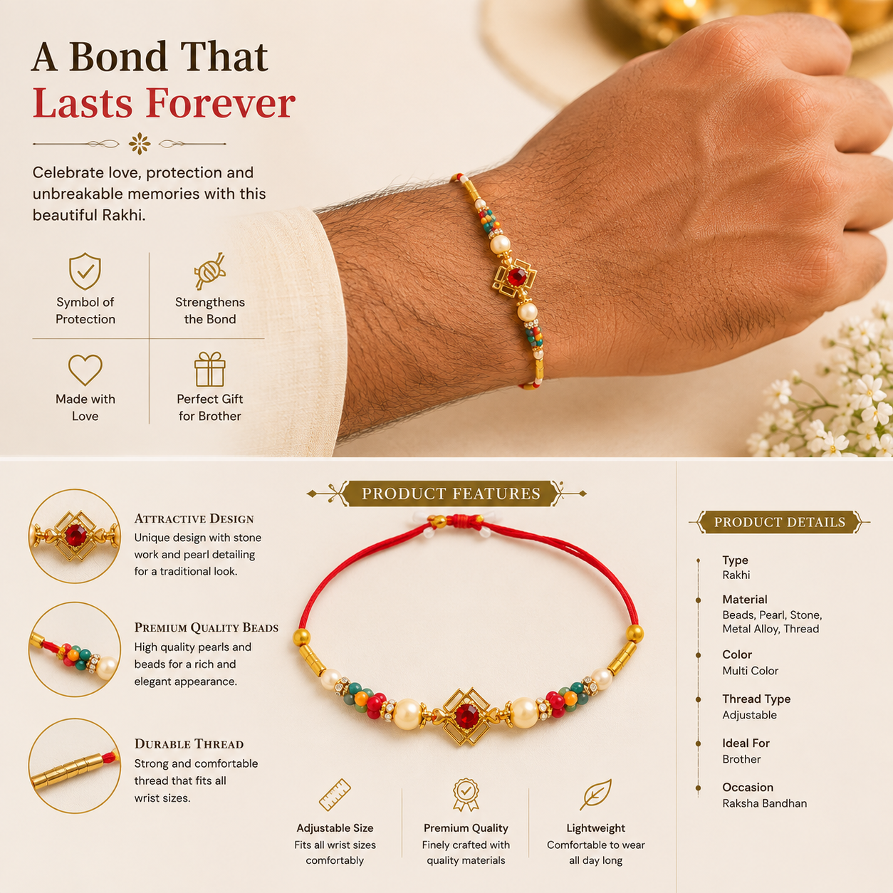 Royal Brother Designer Rakhi