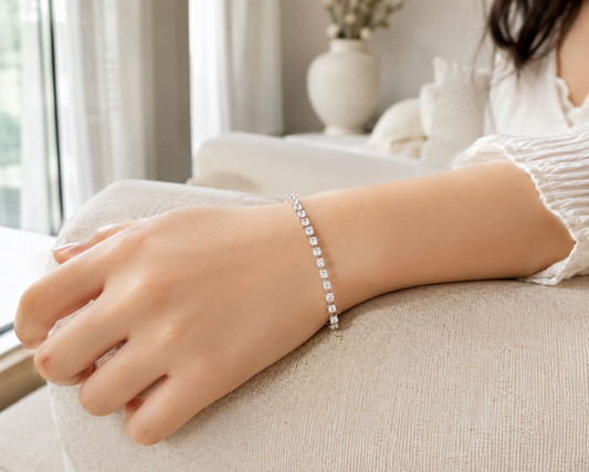 Crystal Tennis Bracelet for Women