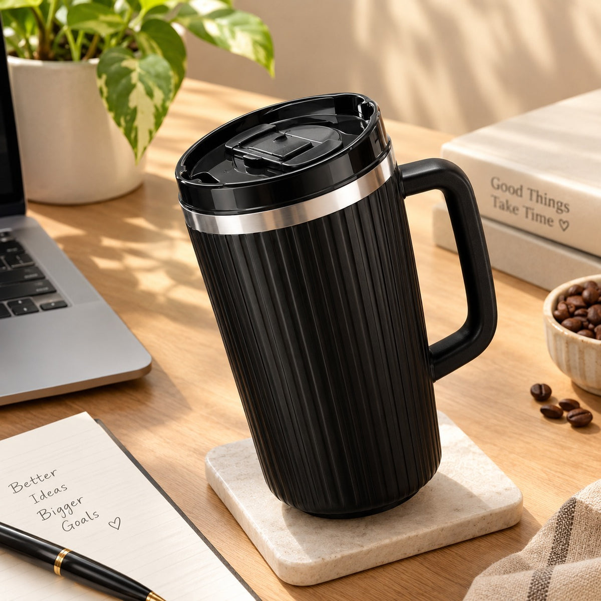 Anti slip Vacuum mug