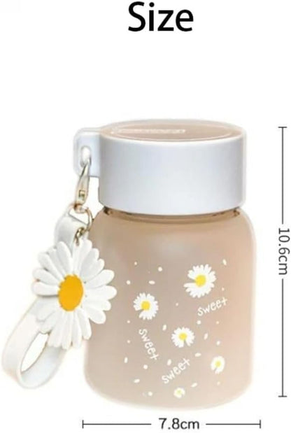 Cute Flower Glass Water Bottle 300ML
