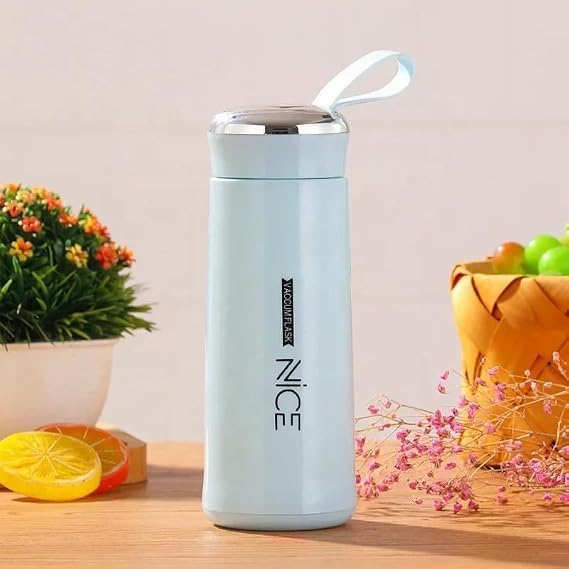 Glass Water Portable Bottle with Loop Cap