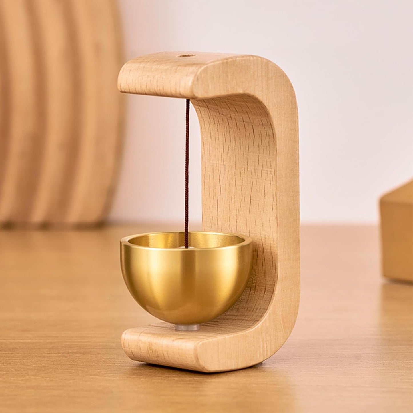 Beech Wood Magnetic Door Bell Chime