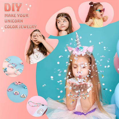 DIY Bracelet Making Kit with Colorful Beads & Charms