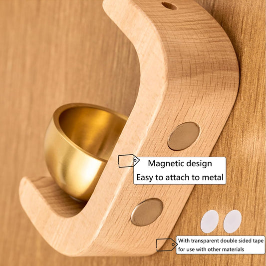 Beech Wood Magnetic Door Bell Chime