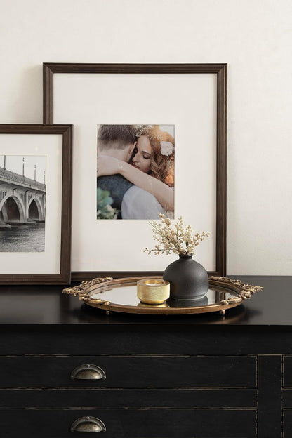 Traditional Tray for Living Room Home Decor with Ornate Detailing