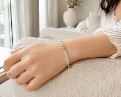 Crystal Tennis Bracelet for Women