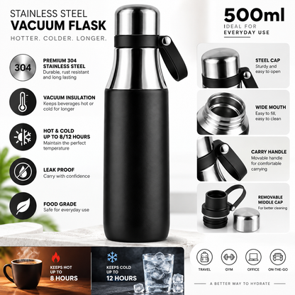 customizable Hot & Cold Thermos Flask 500ml