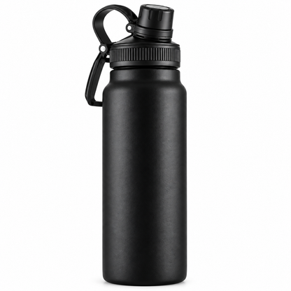 customizable Stainless Steel Flask with Carry Handle 900ml