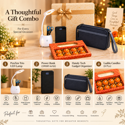 Premium Gift Combo – 4-in-1 Thoughtful Celebration Hamper