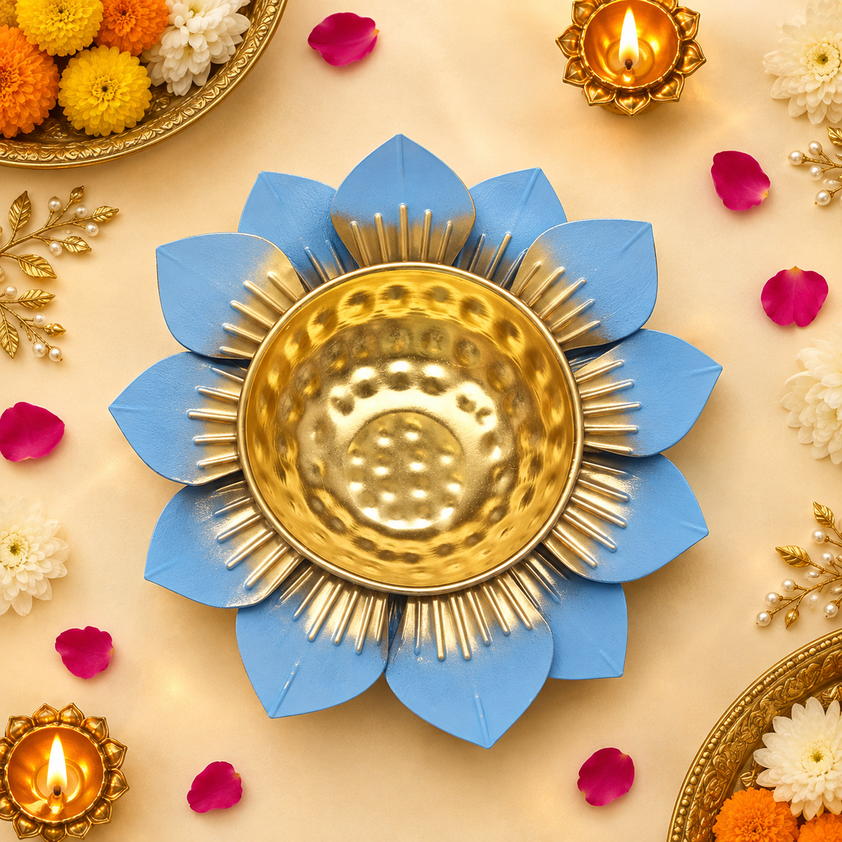 Lotus Decorative Serving Bowl For Home Decor