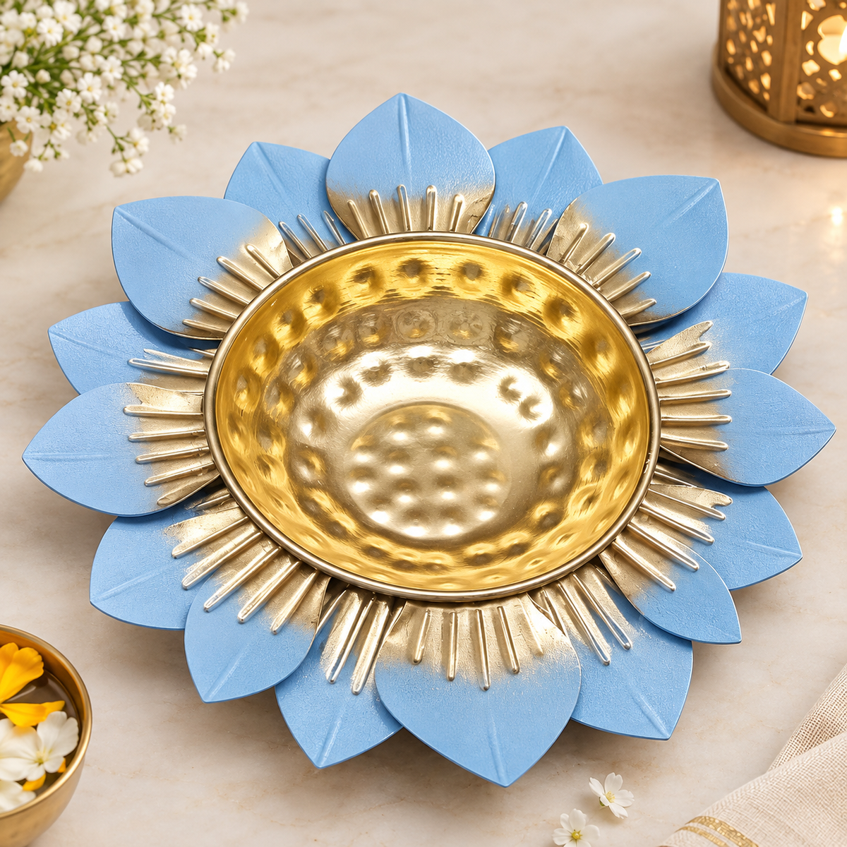 Lotus Decorative Serving Bowl For Home Decor