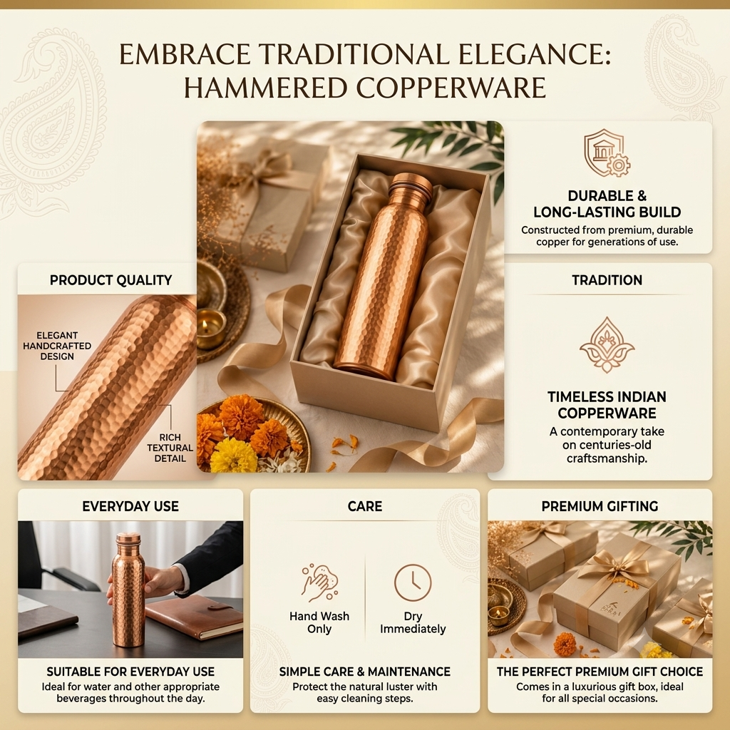 Luxury Copper Bottle Gift Box