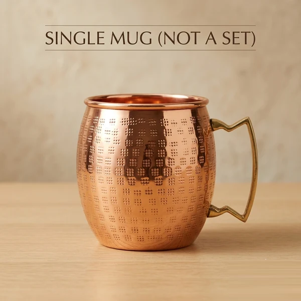 Copper Mule Mug with Brass Handle
