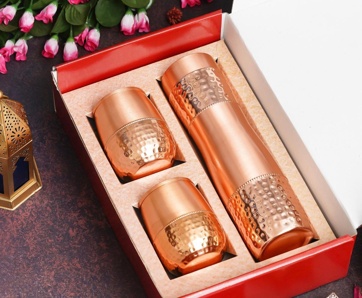 Luxury Copper Drinkware Set