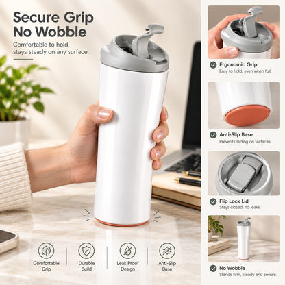 Secure Grip Anti-Slip Tumbler Bottles