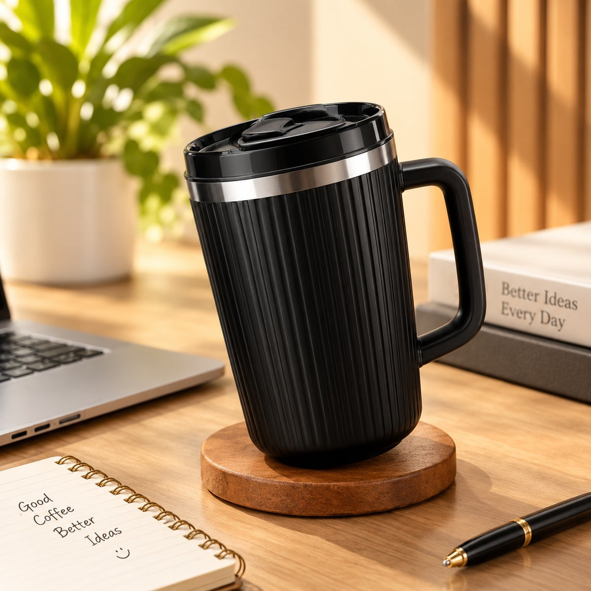 Anti slip Vacuum mug