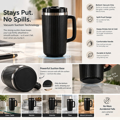 Anti slip Vacuum mug