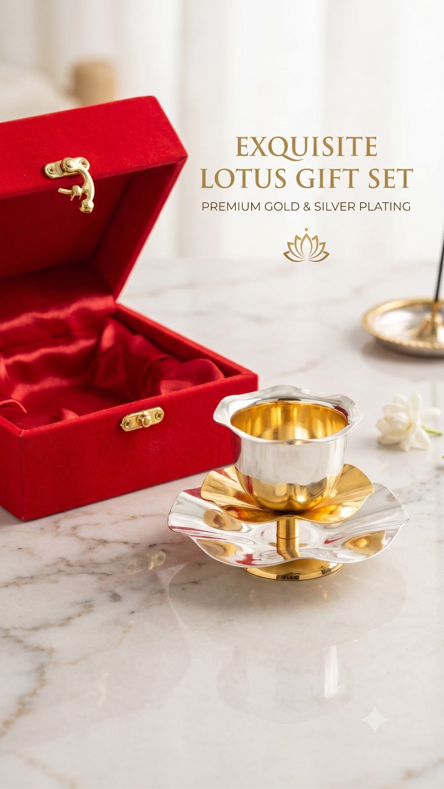 Lotus Shaped Premium Diya