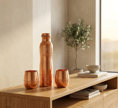 Luxury Copper Drinkware Set