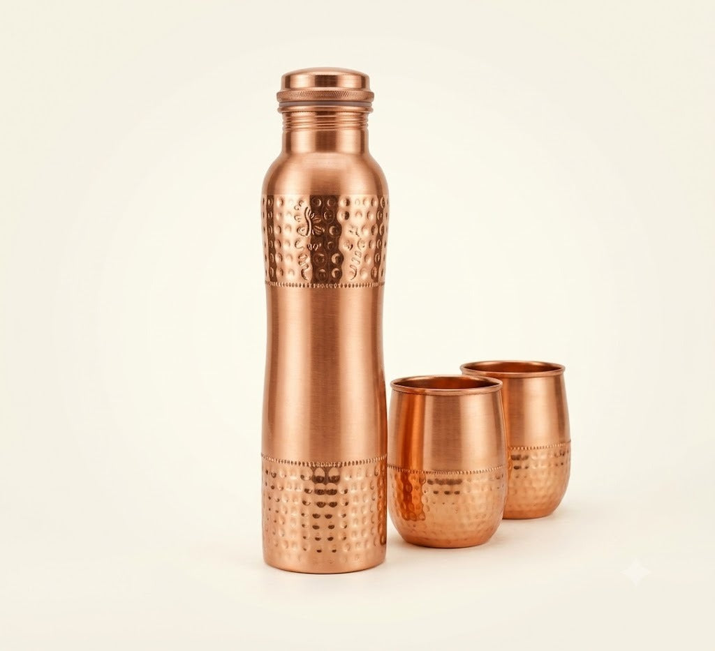 Luxury Copper Drinkware Set